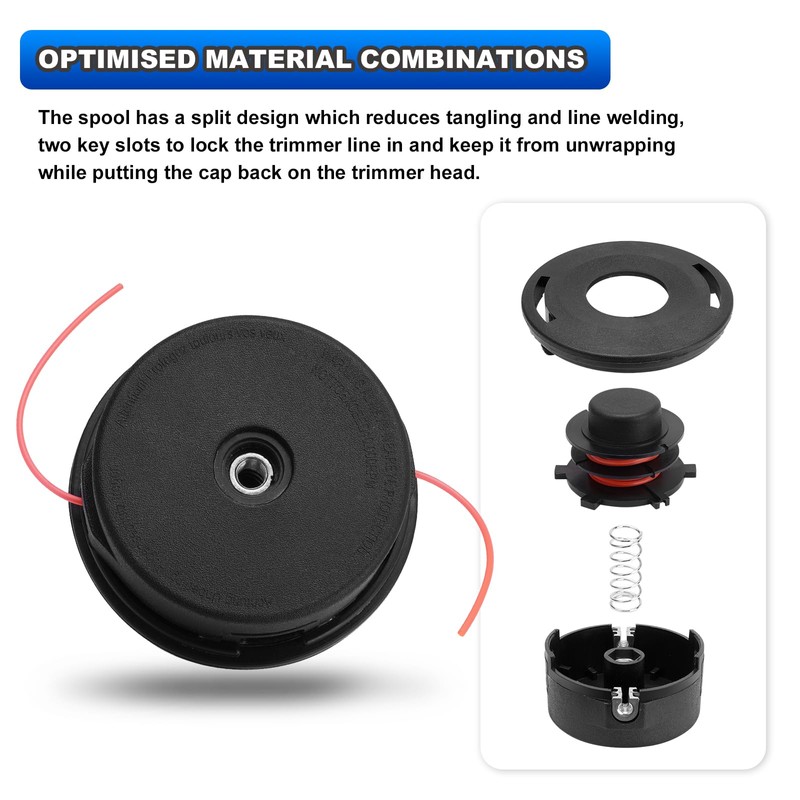 5-Pack 25-2 Trimmer Head 4002 710 2108 for String Trimmer