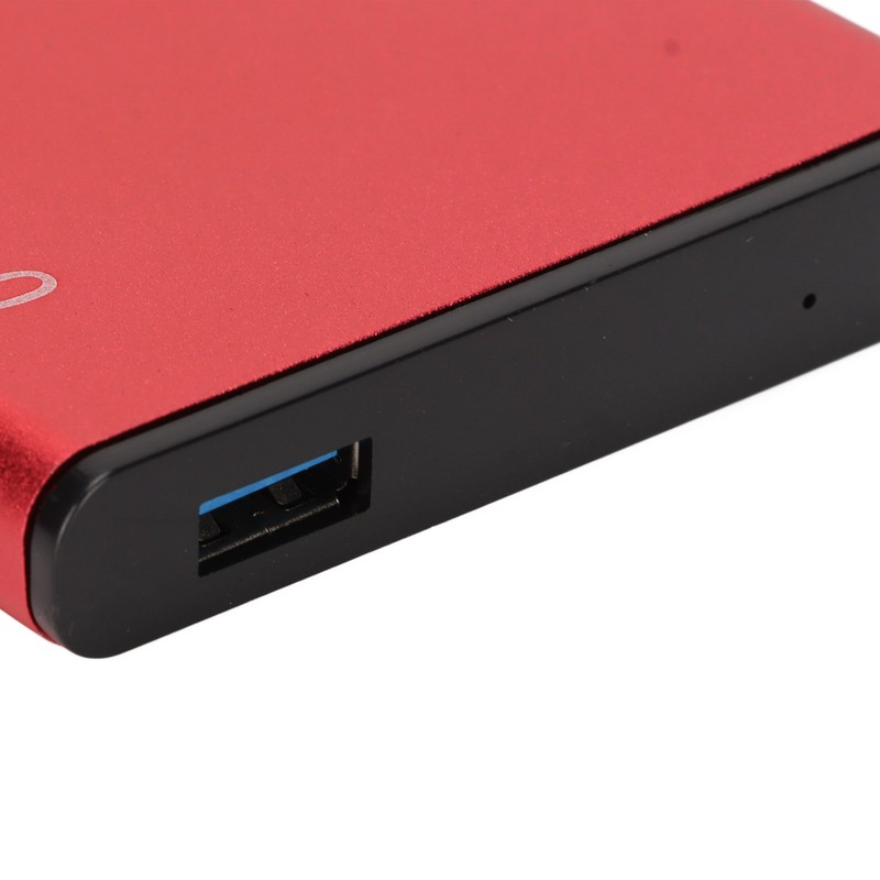 Hard Drive Enclosure 4TB 2.5in 5Gbps Transmission USB3.0 Aluminium Alloy