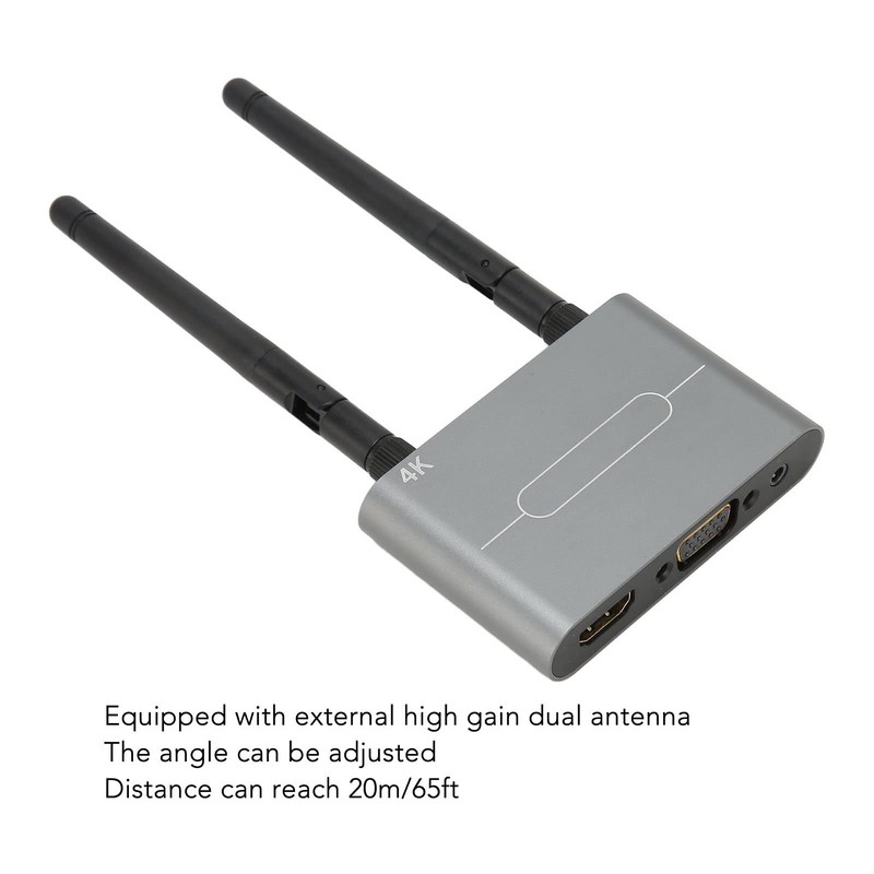 4K Wireless HDMI VGA Display Adapter Dongle, 5G WiFi Converter