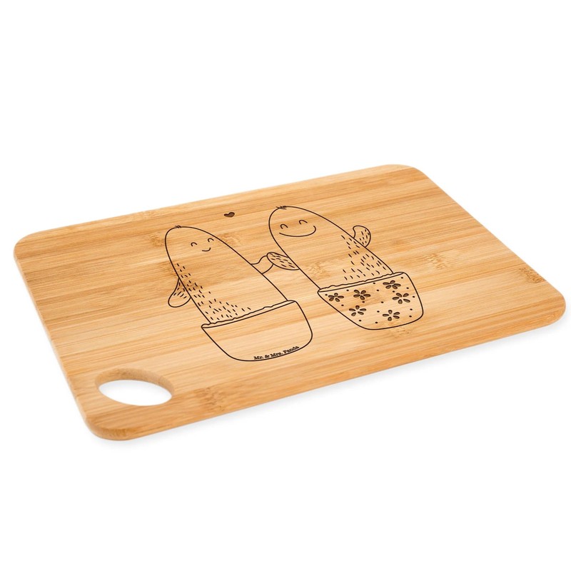 Mr. & Mrs. Panda Bamboo Chopping Board, Cactus Love, Gift,