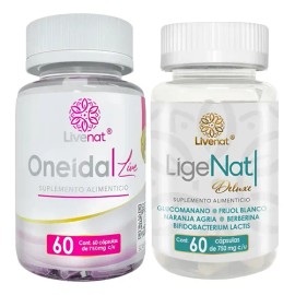 Oneida Live  Ligenat Deluxe  Control Hormonal Y Peso                                                                                                  