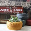 Tire Pattern Flower Pot Silicone Mold Succulent Planter Vase Cactus