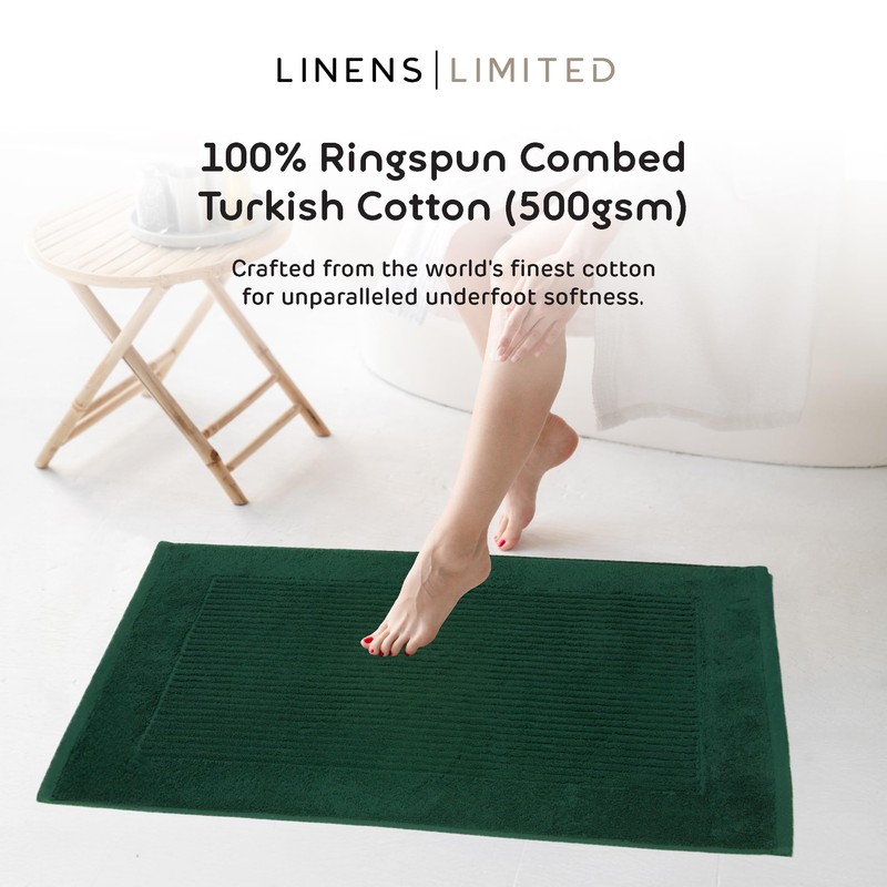 Linens Limited - Non Slip Bath Mat, Bathroom Accessory for