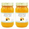 Amish Peach Jam - Two 16 Oz Jars