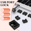 24PCS USB Port Lock with 2 Key Laptop Security Locks