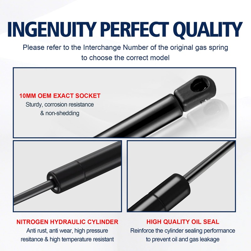 Rear Liftgate Hatch Tailgate Struts Lift Support Shocks for Lexus