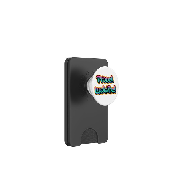 Graffiti-Stil, bunt, stolzer Luddite PopSockets PopWallet für MagSafe