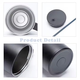 Buho Outdoor Tumbler, 40 oz, Double-Wall Insulated, Ergonomic Handle with Lid Straw (Dark Green)