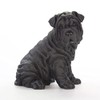 Conversation Concepts Shar Pei, Black Original Dog Figurine (4in-5in)