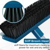 Stiff Bristle Deck Brushes for Scrubbing Heavy Duty with Rubber