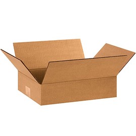 PARTNERS BRAND 12 x 8 x 3 Corrugated Cardboard Boxes, Flat 12"L x 8"W x 3"H, Pack of 25 | Shipping, Packaging, Moving, Storage Box for Home or Business, Strong Wholesale Bulk Boxes