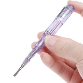 Voltage Testers Eletrical Pen Mains Ciruit Tester Insulted Detector Screwdriver Electric Pen Power Cable Testing 127mm
