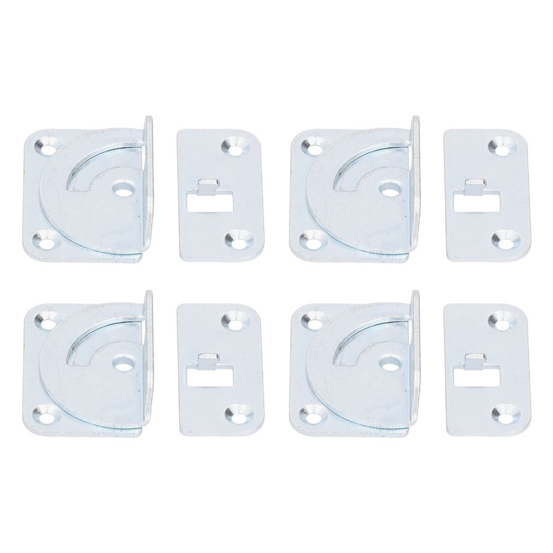 4PCS Bed Rail Bracket Heavy Duty Stainless Steel Bed Rail