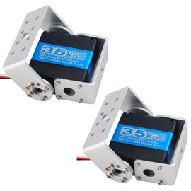 DIYmall 2 Sets 35KG RDS3235 High Torque Digital Servo Metal Gear Coreless Motor Servo 270 Degree with Bracket Arm Plate for RC Robot Car DIY Model