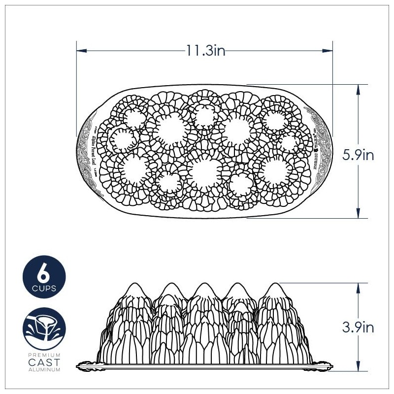 Nordic Ware Alpine Forest Loaf