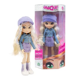 Giochi Preziosi Unique Eyes Girls Collection Doll 25 cm - Rebecca with Her Eyes with Clothes, Toy for Children from 3 Years, MYM122