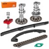 Intake & Exhaust Camshaft w/Cam Timing Chain Guides Tensioner for