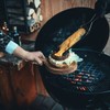 BOSKA Stainless Steel Cheese Barbeclette - Raclette Cheese Pan with