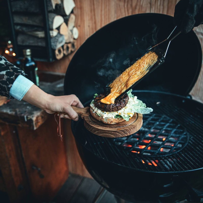 BOSKA Stainless Steel Cheese Barbeclette - Raclette Cheese Pan with