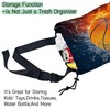 NHNXHWIA Basketball Car Trash Bag,Fire Ball Hanging Drawstring Car Garbage