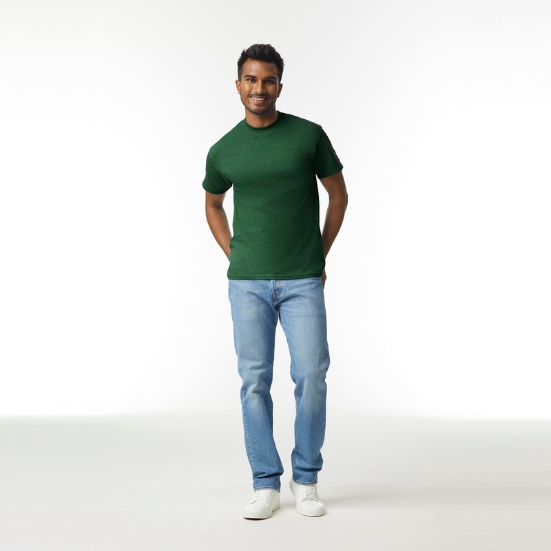 Gildan Adult Ultra Cotton T-Shirt, Style G2000, Multipack, Forest Green