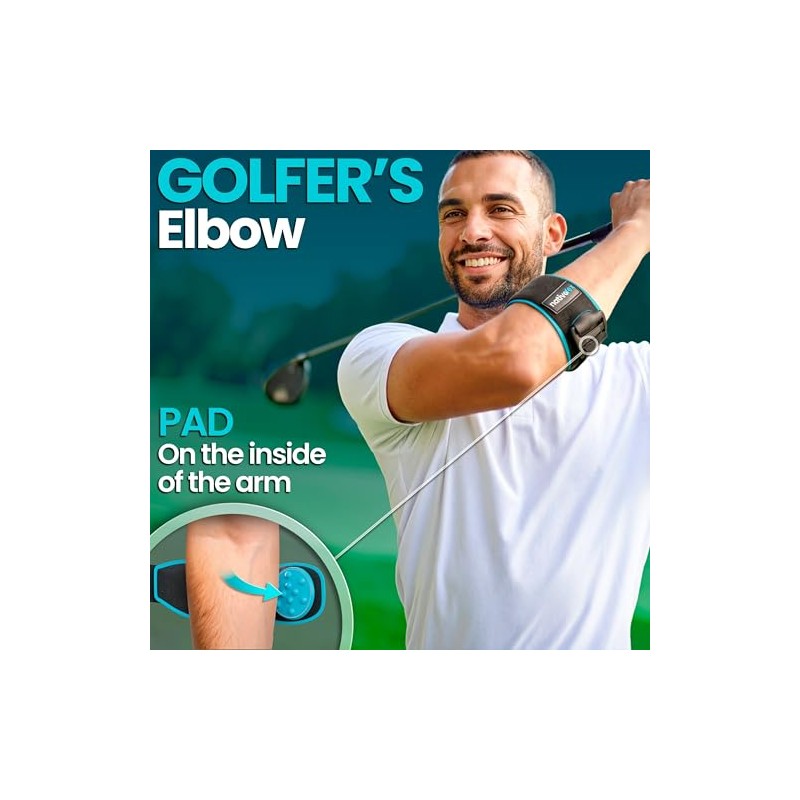 NativoDex Tennis Elbow Support Strap for Men & Women, Adjustable