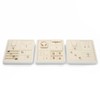 Oirlv Microfiber 9 Slots Jewelry Pendant Display Tray Jewelry Necklace