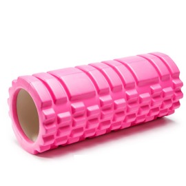 eBoutik - Foam Core Balance Deep Tissue Muscle Massage - Fitness Gym Trigger Point Grid Sports Massager - Pilates & Yoga to Ease Back, Calf, Neck Pain & Joint Massage Therapy (Pink)