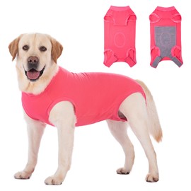 Axcimond Dog Recovery Suit Dog Onesie After Surgery Female Male Small Medium Large Dogs Surgical Recovery Suit Doggie Onesie Prevent Licking Spay Suit Chien Post Operation Dog Cone Collar Alternative