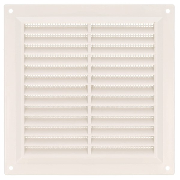 Amig - Square Plastic Ventilation Grille with Mosquito Net |
