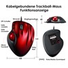 SANWA Wired Ergonomic Trackball Mouse, Programmable Roller Ball Mice, Tilt