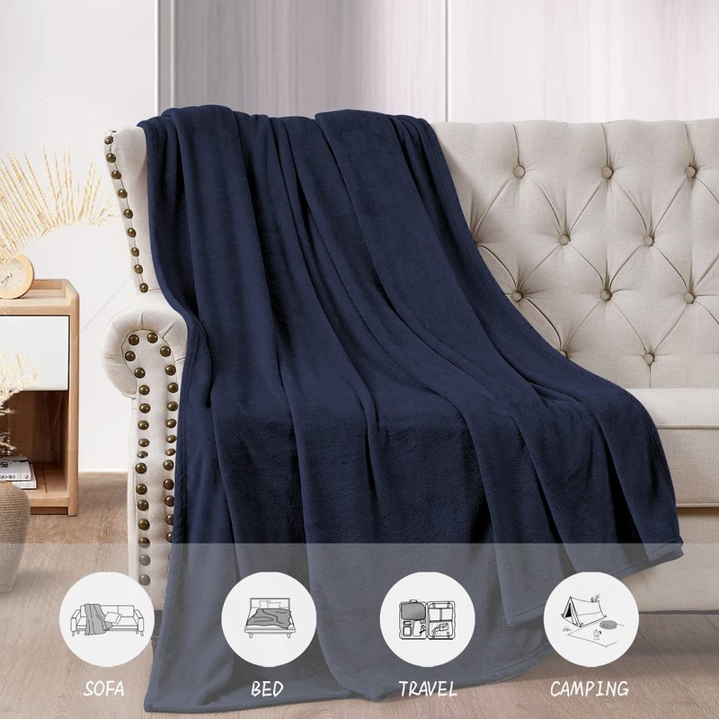 Cuddly, Fluffy Blanket, 130 x 160 cm - Small Fleece