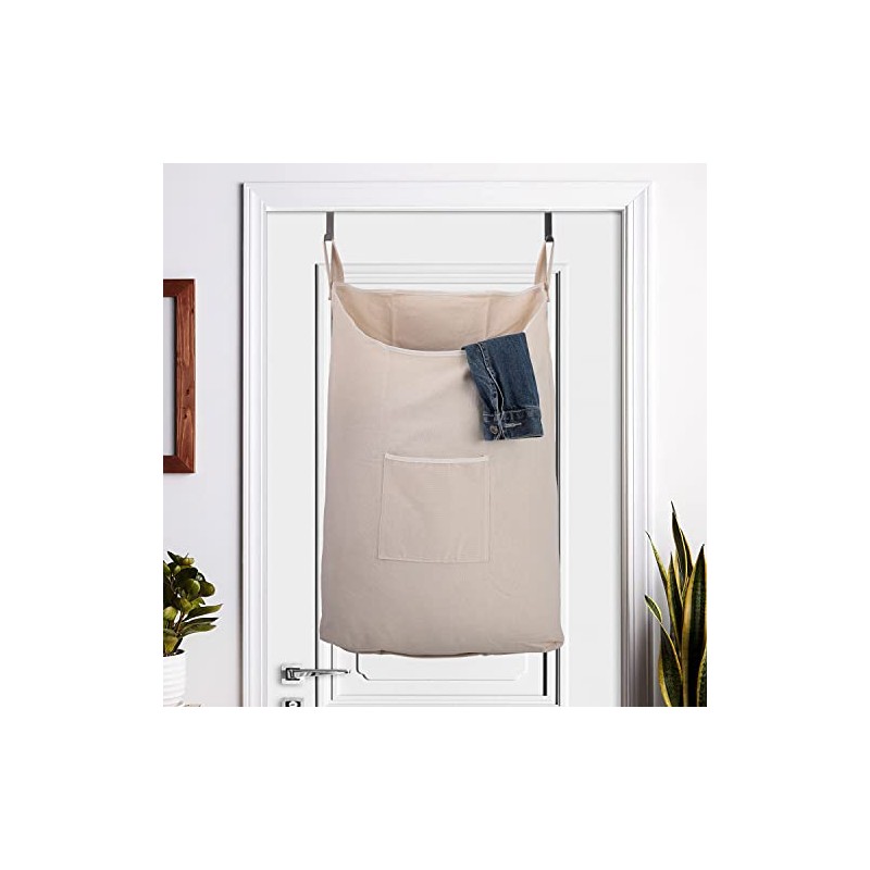 GORISEN 2 pack Laundry Collector, Laundry Hamper, Door Hanging Laundry