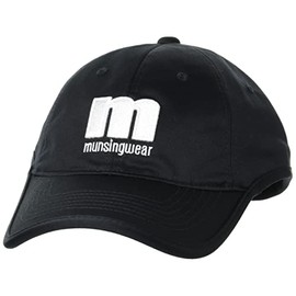 Munsingwear ENVOY Women's Golf Cap, Fall and Winter Model, Simple, Classic, BK00 (Black)