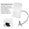 Large Page Magnifier, Easy to Use Clipon HD Lens Reading