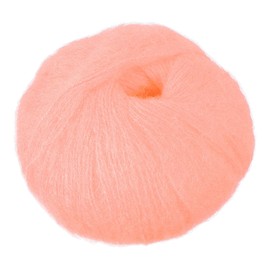 PATIKIL Mohair Yarn, Soft Yarn Mohair Fuzzy Fur Fine Fluffy Yarns Thin for Crocheting Knitting Sweater Scarf Hat Crafts Blanket Rug, Orange Pink