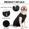IDOMIK Dog Recovery Suit,Dog Leg Sleeve to Stop Licking Rear