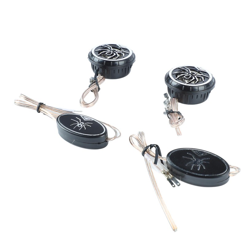 Car Loudspeakers Stereo Round Tweeter with Chrome Plated Spider Pattern