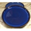 Denby Coupe Dinner Plates. Imperial Blue. Set Of 2 Made