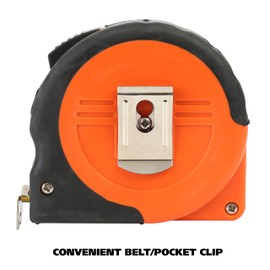 GreatNeck 95010 35 Ft. x 1 Inch ExtraMark Tape Measure, Tape Measure with Fractions, Tape Measure Retractable, Measuring Tape Easy Read