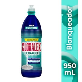 Cloralex Ultra Gel Poder Desmanchador 950ml, empaque puede variar