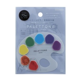Sunstar Stationery S8591865 Seal, Translucent, Palette Tone Hajimari no Paint