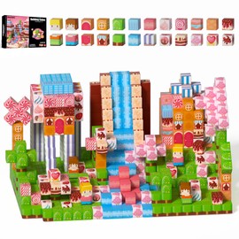 MQGEWQ 150 PCS Magnetic Building Blocks Toys,Magnet Cubes Pink Princess Set for Kids Age 3+ Girls Stacking Magnetic Titles for Kids STEM Montessori Learning Toys Birthday Gifts