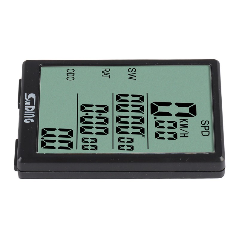 Bike Computer Wireless Bike Speedometer Water Resistant 3in LCD Screen