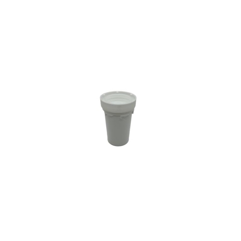 White Plastic Vials with Child-Resistant Caps, 20 Dram - 3