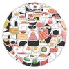 50 Pcs Onigiri Sushi Stickers for Kids Teens Adults Boys