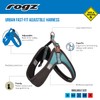 Rogz Classic Urban Adjustable Quick Fit Boomerang Dog Harness Turquoise