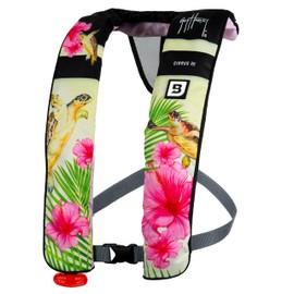 BLUESTORM Cirrus 26 Inflatable Life Jacket PFD for Adults | US Coast Guard (USCG) Approved Automatic Self Inflating Life Vest Preserver with Manual Override