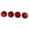 XDG Set of 4 Sticker Wheel Hub Caps Centre Cover