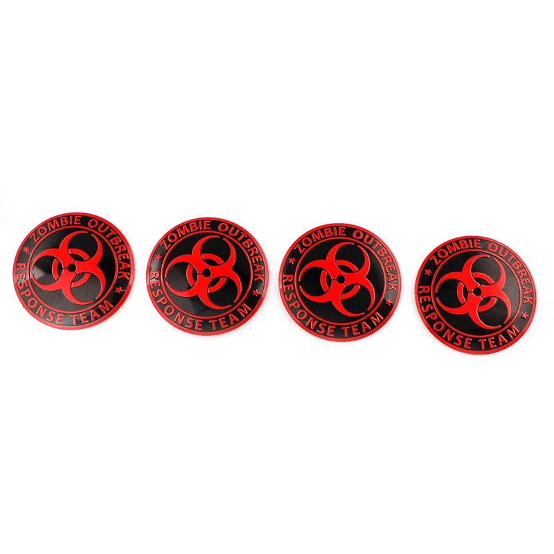 XDG Set of 4 Sticker Wheel Hub Caps Centre Cover